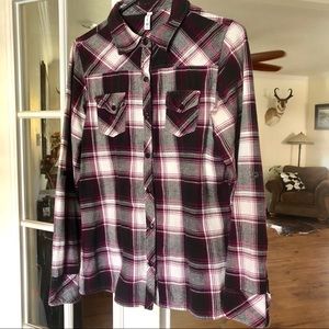 Purple Flannel XL